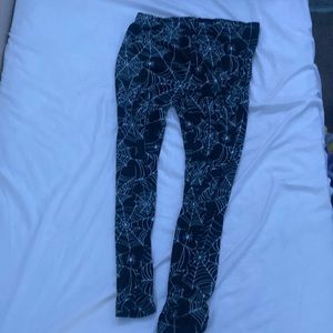 spiderweb pajama pants